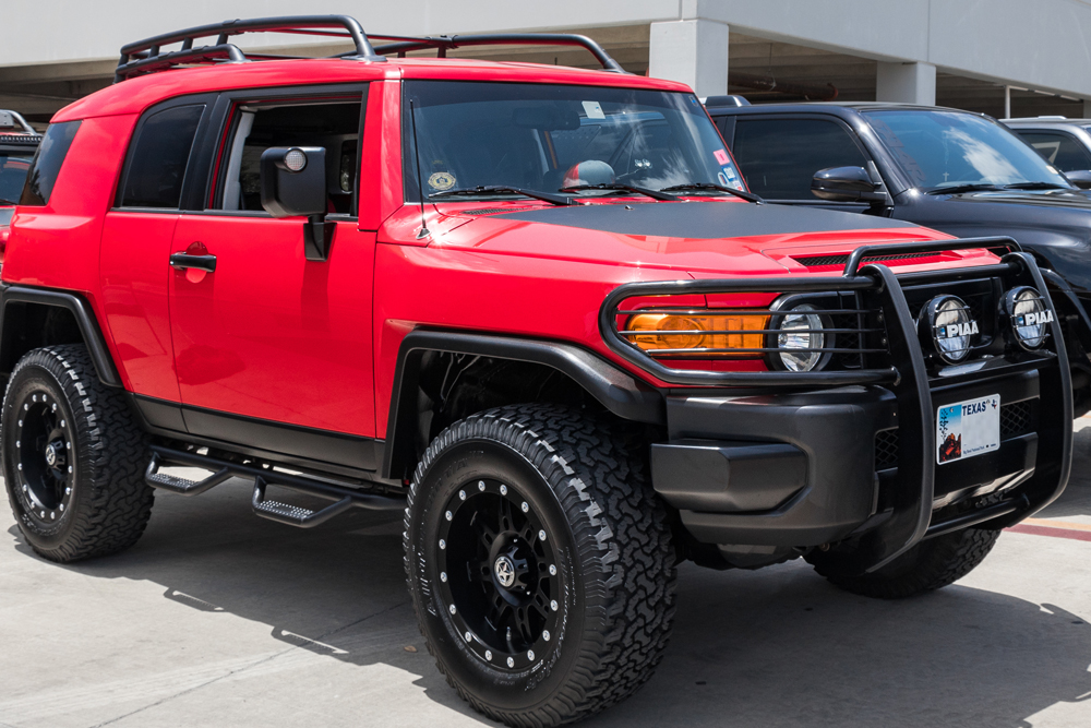 Red FJ Cruiser